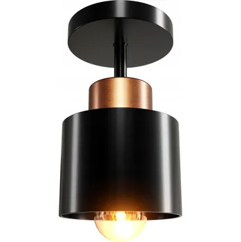 Závěsné stropní svítidlo loft PLATE BLK10 E27 černé