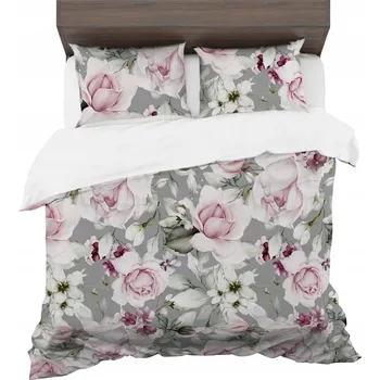 Povlečení MODERNÍ POVLEČENÍ 160x200 KVĚTINY MĚKKÉ PŘÍJEMNÉ