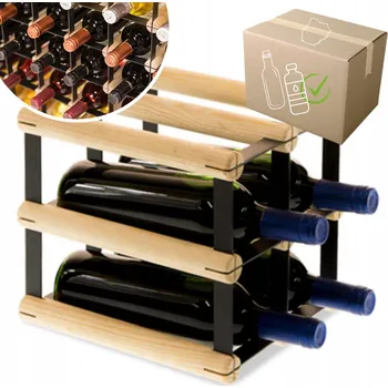 Stojan na víno Stojan na víno RW-8 2x2 regál na 4 lahve vína