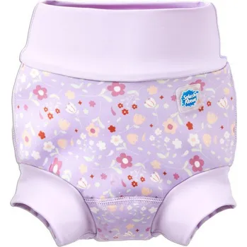 Kojenecké plavky Splash About Plavky Happy Nappy DUO - Lilac Spring Vel. XL