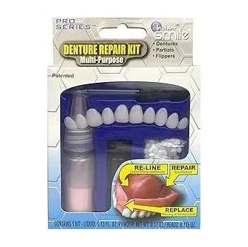 Sada pro opravu protéz a ZUBŮ V PROTÉZÁCH Volná protéza, ploutve a díly