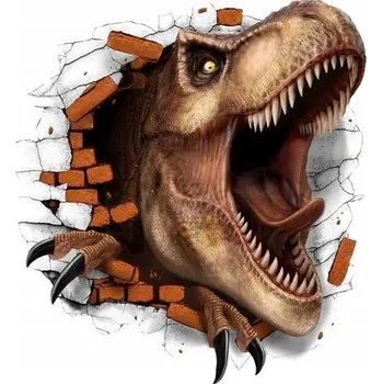 Obraz DEKORACE NA ZEĎ DINOSAURUS 70X80 CM HALLOWEEN