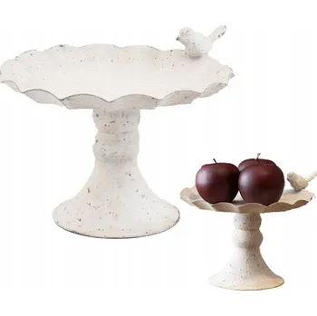 Koš na ovoce kovový bílý