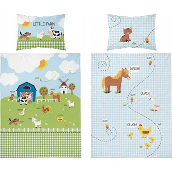 Povlečení Sada povlečení Detexpol 90 x 120 cm, vícebarevné