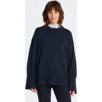 Dámský svetr SVETR GANT D1. LOUNGE C-NECK SWEATER EVENING BLUE