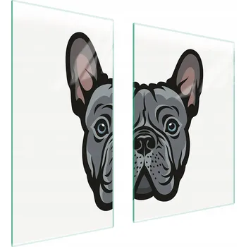 Kuchyňské prkénko Krájecí deska TMK ArtDeko sklo 2 ks