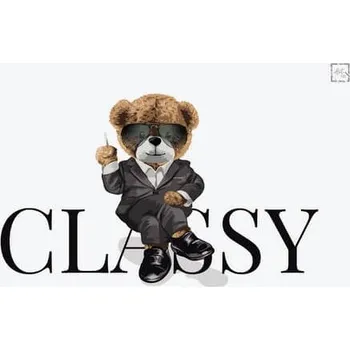 Obraz Cedule Bear Rich Club