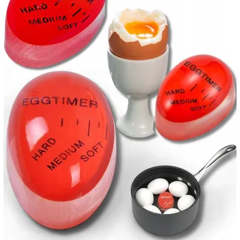 Kuchyňská minutka VAJÍČKO MINUTKA KUCHYŇSKÝ ČASOVAČ PRO VAŘENÍ VAJEC NA MĚKKO A NA TVRDO