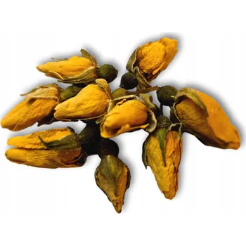 Svíčka Žluté poupata růží sušené květy do svíček a vonných tabulek 20 kusů