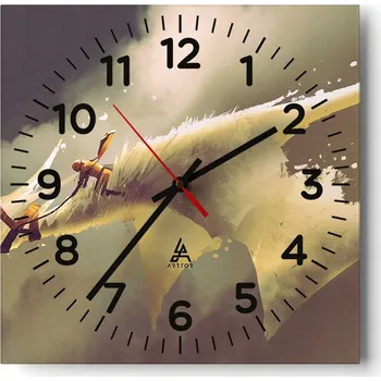 Hodiny Kuchyňské nástěnné hodiny 30x30 Abstrakce Skleněné hodiny do obýváku Moderní Tiché