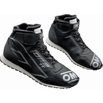 Moto obuv Boty OMP One TT homologace FIA černé vel. 48