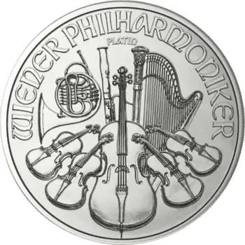 Platinová mince 1/25 Oz Wiener Philharmoniker 2025