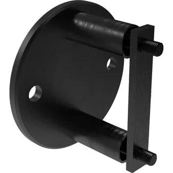 Zábradlí HK Zábradlí Boční kotvení sloupku 42,4mm, Black AISI 304 brus