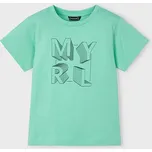Chlapecké triko kratký rukáv Mayoral 170-22 mentolové barva: zelená, Rozměr: 116