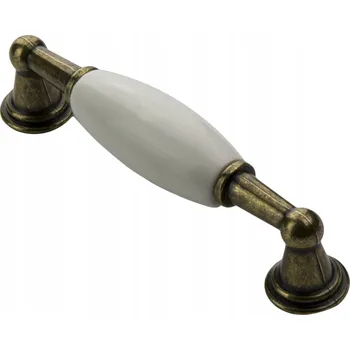 Nábytkové kování RETRO Nábytková Úchytka TILOS STARÉ ZLATO 96 mm