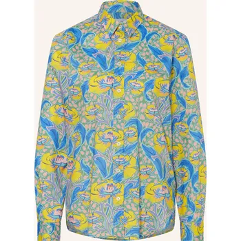 Dámská halenka Rossana Diva Dámská Košilová Halenka, modrá / zelená / žlutá, 34