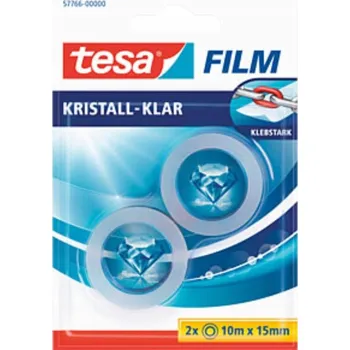 Lepicí páska Samolepicí pásky Tesa 10 m x 15 mm, 2 kusy