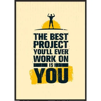 Obraz OBRAZ PLAKÁT V RÁMU 33x43 cm Project P1658