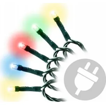 Vánoční dekorace Vánoční LED řetěz - 4 m, 40 LED, barevný