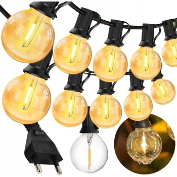 Venkovní osvětlení Světelný řetěz Światełkowo 2600 cm do sítě černý