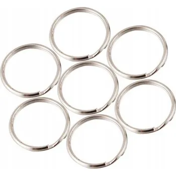 KROUŽEK NA KLÍČE 15 MM TROJÚHELNÍKOVÝ DRÁT NIKLOVANÝ 4 KS