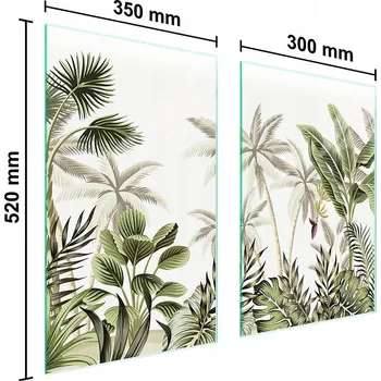 Kuchyňské prkénko Krájecí deska TMK ArtDeko sklo 2 ks