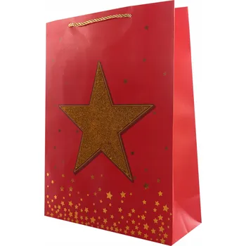 Dárková taška Hvězda 26x32 cm Různé barvy/vzory
