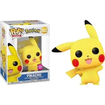 Funko POP! Games Pokémon Pikachu Waving (Flocked) 553