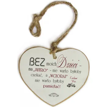 Obraz DŘEVĚNÁ DEKORACE na Valentýna - dřevěné srdce