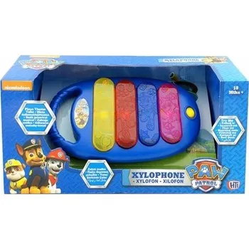Hračka pro nejmenší Tlapková patrola xylofon HTI 1684203 modrý