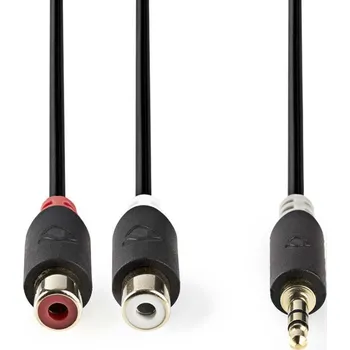 Audio kabel Kabel Jack 3,5mm stereo/2x Cinch 0,2m NEDIS CABW22250AT02