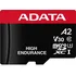Paměťová karta ADATA High Endurance Micro SDXC 128GB UHS-I adaptér