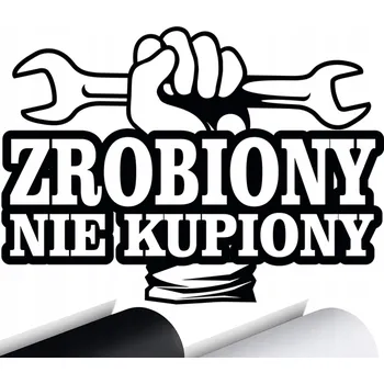 Samolepicí dekorace na vozidlo NÁLEPKA na auto VYROBENO, NE KOUPENO 15x11 cm