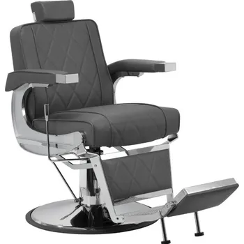 Kadeřnické křeslo HOLIČSKÉ KŘESLO Hair System Barber's Chair BM88066 Barva: Šedá