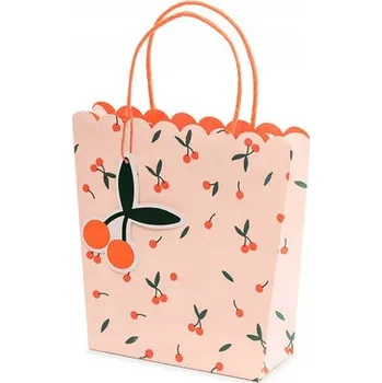 Dárková taška Dárková taška PartyDeco Třešně 22x8x23 cm