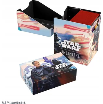 Sběratelská karetní hra Gamegenic: Star Wars Unlimited - Měkká Přepravka - Mandalorian / Moff Gideon