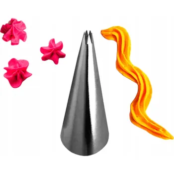 Dekorační špička 3 mm zdobící špička malá hvězda