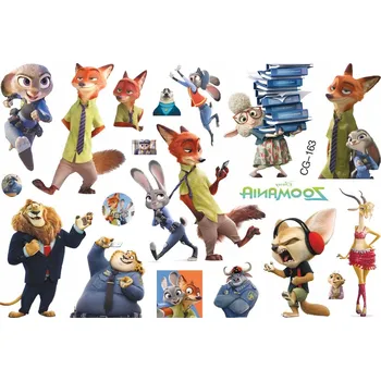 Odstranitelné tetování Smyvatelné tetování pro děti ZOO CG163