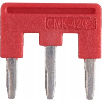 PROPOJOVACÍ MŮSTEK 3-PÓLOVÝ OTOČNÝ PRO LIŠTOVÉ SVORKOVNICE - 50 KS