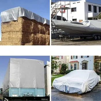 Krycí plachta Krycí plachta s kovovými oky - 4x5m