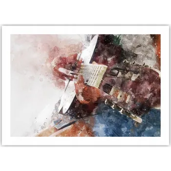 Obraz Plakát bez rámu do obývacího pokoje ložnice 70x50 abstrakce moderní módní obraz