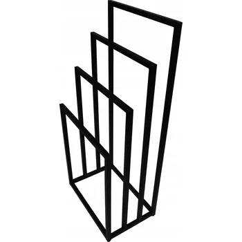Držák na ručník Stojan na ručníky 1010 x 450 x 210 mm černý