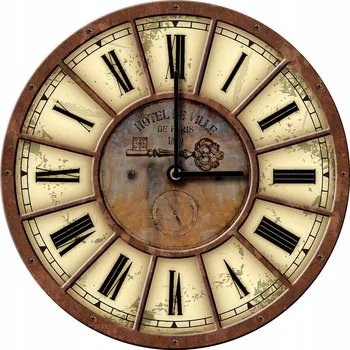 Hodiny Nástěnné hodiny dřevěné do obýváku 30x30 cm