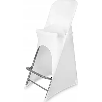 Potah na židli Bílý potah na koktejlovou židli