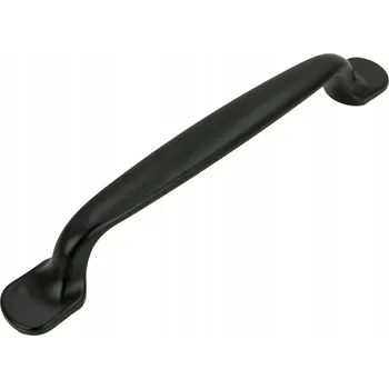 Nábytkové kování Nábytková úchytka klasická černá matná 16,5 x 1,5 x 2,5 cm