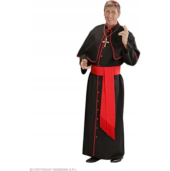 Karnevalový kostým Kostým kardinála kněze církevního hodnostáře XL