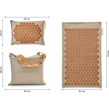 Akupresurní podložka Akupresurní podložka EKO Akumata - různé barvy Barva: zlatá-len