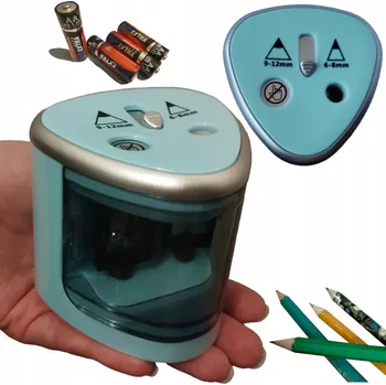 Vrták Elektrické ořezávátko, dvojité, s nádobkou Expresspaper modré