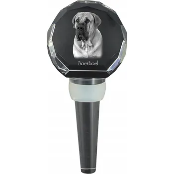 Boerboel zátka na láhev s fotografií, personalizovaná zátka na víno