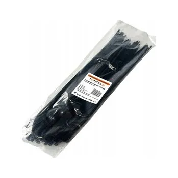 Stahovací páska Stahovací pásky kabelové Stahovací Pásky UV Odolné, silné, 100 ks, 4,8 x 380 mm, černé